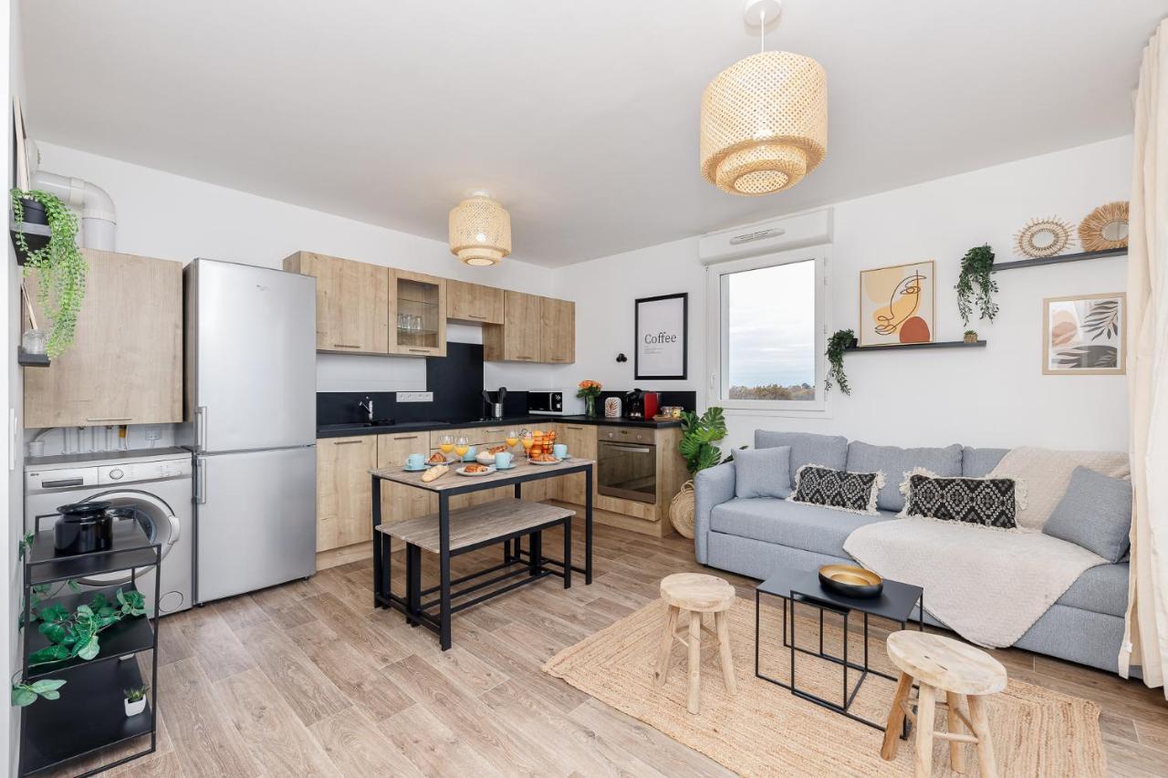 Le Panorama - Chaleureux Et Cosy - Proche Bordeaux Apartment ลอร์มองต์ ภายนอก รูปภาพ